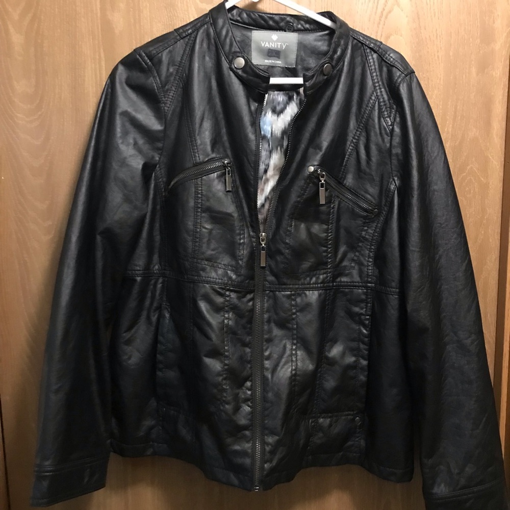 Pleather jacket